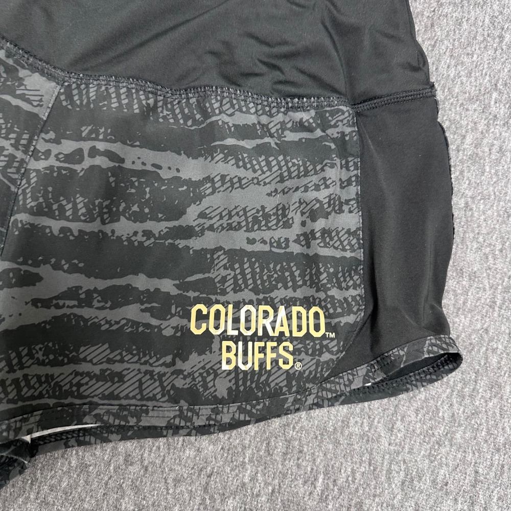 Nike Colorado Buffs Running Shorts Dri-FIT Athletic Gym Black Medium - Picture 2 of 9